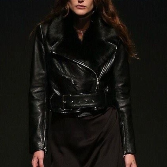 Camilla and Marc Leather Biker Jacket "The Andalucia" - Picture 13 of 14